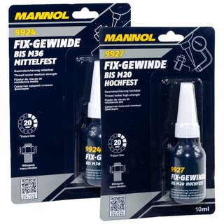 Screwlock Screw lock mediumstrength + highstrength Fix thread MANNOL