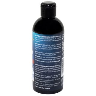 Marine metal polish liquid Autosol 11 051210 250 ml bottle
