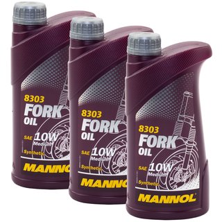 Forkoil Fork Oil MANNOL MN8303-1 10W 3 X 1 liter