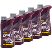 Forkoil Fork Oil MANNOL MN8303-1 10W 5 X 1 liter