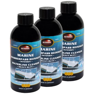 Marine Wasserpass Reiniger Intensiv Autosol 11 015710 3 X 500 ml Flasche
