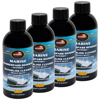 Marine Wasserpass Reiniger Intensiv Autosol 11 015710 4 X 500 ml Flasche
