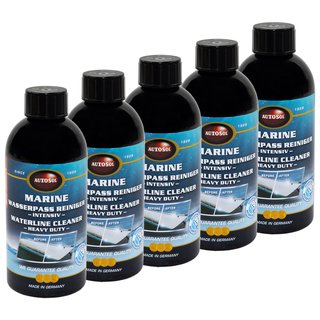 Marine waterpass cleaner intensive Autosol 11 015710 5 X 500 ml bottle
