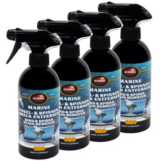 Marine bird spiderdroppings remover Autosol 11 053900 4 X 500 ml bottle