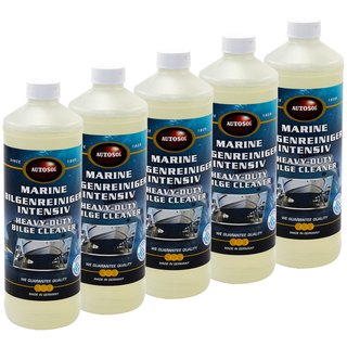 Marine Bilgecleaner Intensive Boatcleaner Autosol 11 054102 5 X 1 liter bottle