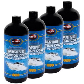 Marine Lack Versiegelung Premium Lackversiegelung Autosol 11 053200 4 X 1 Liter Flasche
