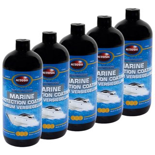 Marine Lack Versiegelung Premium Lackversiegelung Autosol 11 053200 5 X 1 Liter Flasche
