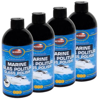 Marine Glas Politur Premium Glaspolitur Autosol 11 053300 4 X 500 ml Flasche