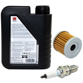 Maintenance Set oil 1L + oil filter + spark plug