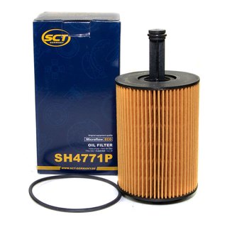 Engine Oil Set 5W-30 5 liters + oil filter SCT SH4771P + Oildrainplug 15374 + Airfilter SB2217