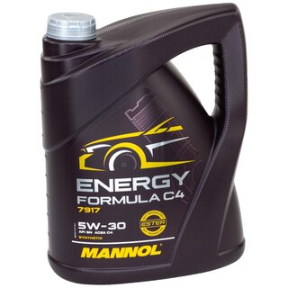 Motorl Motor l MANNOL 5W30 Energy Formula C4 API SN 5 Liter
