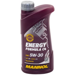 Motorl Motor l MANNOL 5W30 Energy Formula C4 API SN 1 Liter