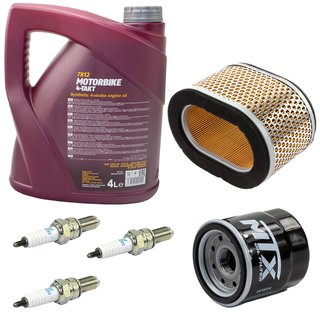 Maintenance Set oil 4L air filter + oil filter + spark plugs