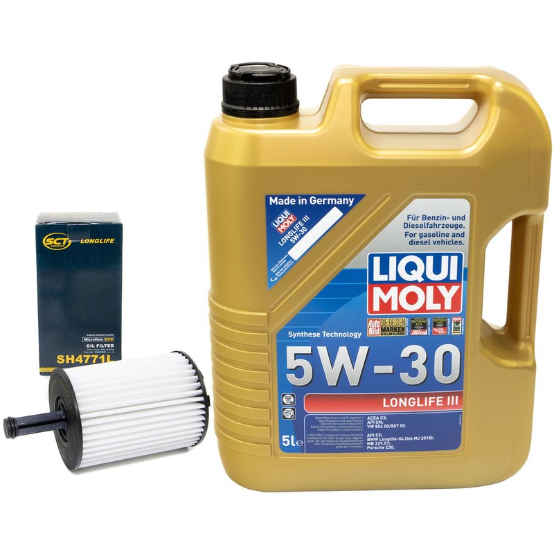 Engineoil Longlife III 5W-30 5 liters + oilfilter SH4771L buy onl