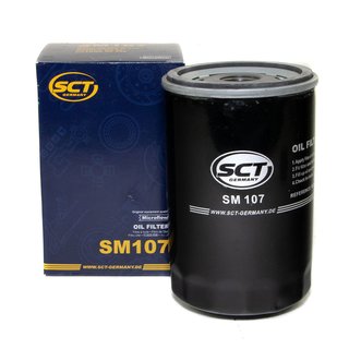 Engine Oil Set 20W-50 5 liters + oil filter SCT SM107 + Oildrainplug 03272 + Airfilter SB201