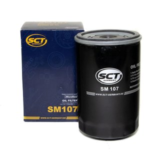 Engine Oil Set 5W-30 4 liters + oil filter SCT SM107 + Oildrainplug 12281 + Airfilter SB206