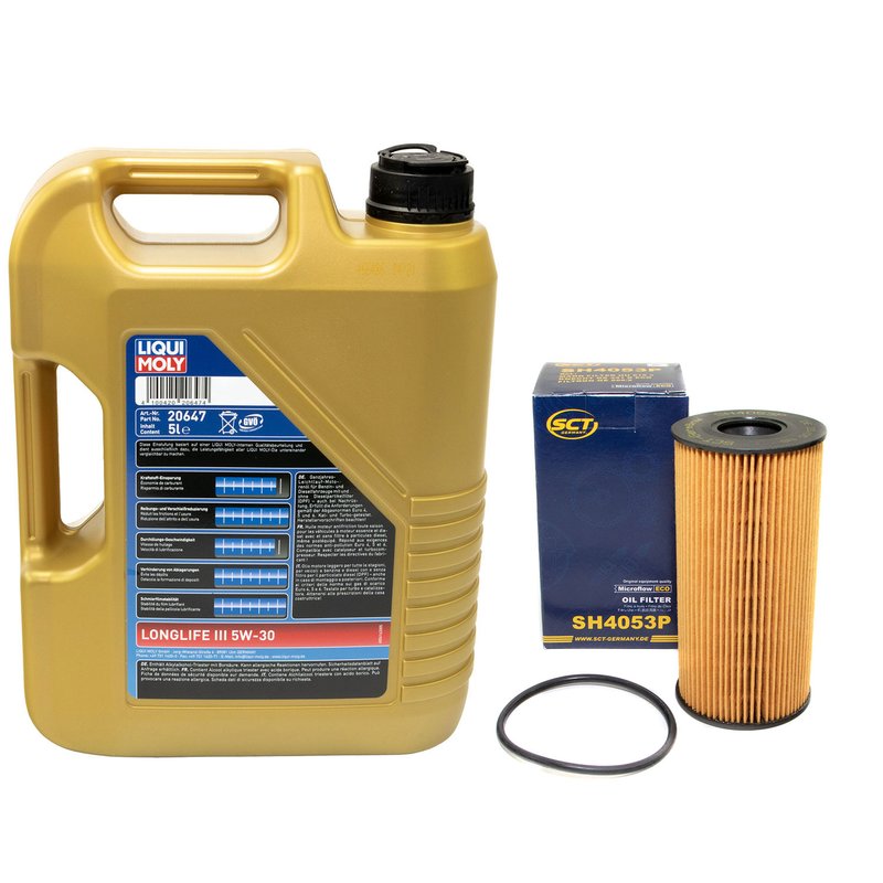 Motoröl Set Longlife III 5W30 5 Liter + Ölfilter SH405 online im , 52,95 €