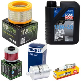 Maintenance package oil 1L + fuel filter + air filter + oil filter + spark plug