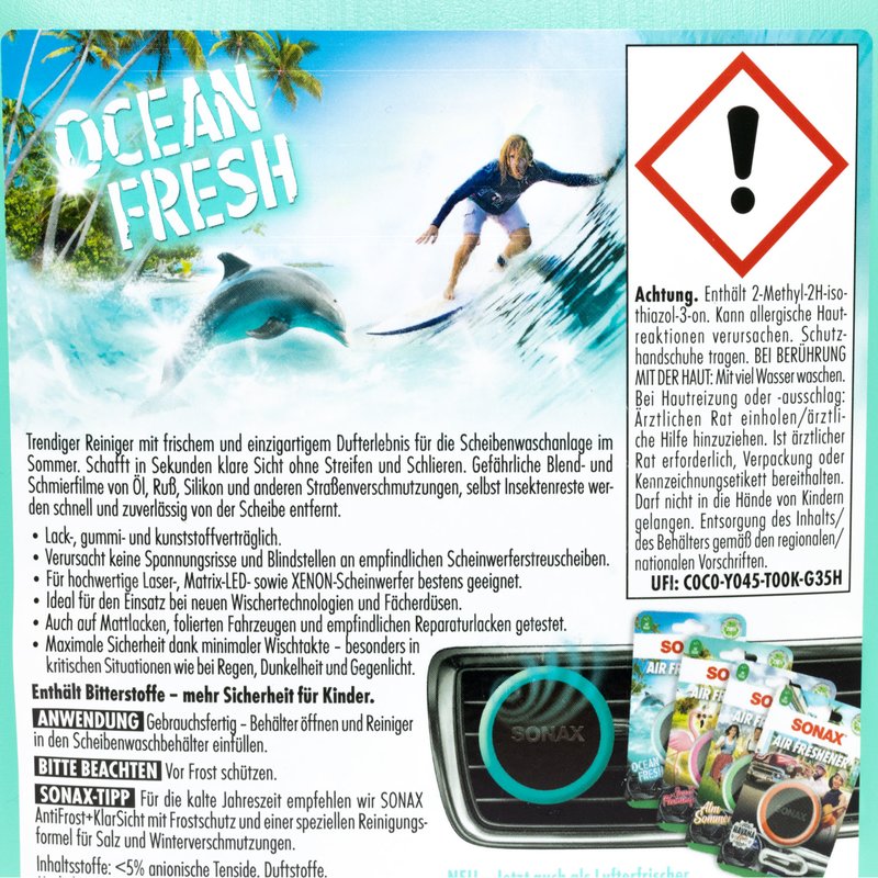 SONAX ScheibenReiniger gebrauchsfertig Ocean-fresh 5 Liter