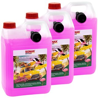 Scheibenreiniger Sweet Flamingo gebrauchsfertig 03945000 SONAX 3 X 5 Liter