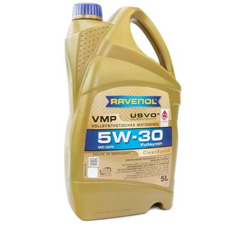 Engineoil set VMP SAE 5W-30 5 liters + Oil Filter SM137 + Oildrainplug 03272 + Airfilter SB248