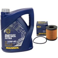 Motorl Set Diesel EXTRA 10W40 5 Liter + lfilter SH4035P