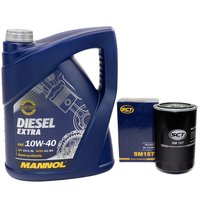 Engine oil set Diesel EXTRA 10W40 5 liters + oilfilter SK809