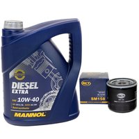 Engine oil set Diesel EXTRA 10W40 5 liters + oilfilter SM158