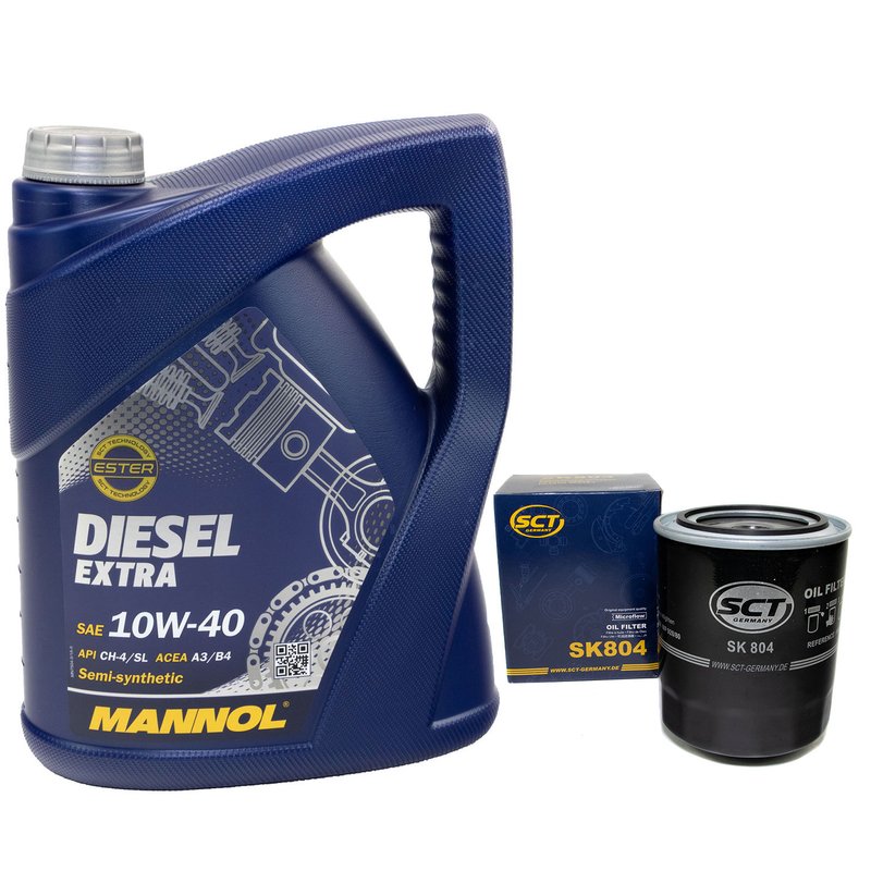 Service Motoröl Set Diesel 10W40 5 Liter + Ölfilter SK804 online , 23,95 €