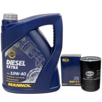 Engine oil set Diesel EXTRA 10W40 5 liters + oilfilter SM111