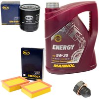 Engineoil set MOS2 10W40 5 litres + oilfilter SM106 buy online by, 42,95 €