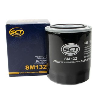 Engine Oil Set 20W-50 5 Liters + Oilfilter SCT SM132