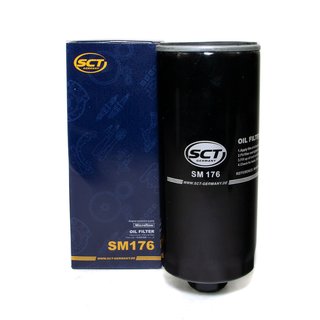 Engine Oil Set 20W-50 5 Liters + Oilfilter SCT SM176