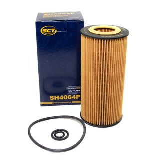 Engine Oil Set 20W-50 5 Liters + Oilfilter SCT SH4064P + Oildrainplug 08277