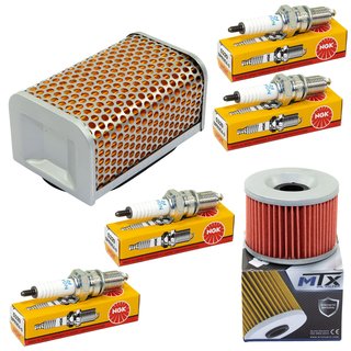 Maintenance package air filter + oil filter + spark plugs