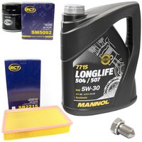 Engineoil set Longlife 5W30 API SN 5 liters + Oil Filter...