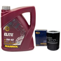 Motoroil set 5W40 5 Liter + oil filter SK809