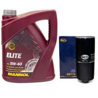 Motoroil set 5W40 5 Liter + oil filter SM176
