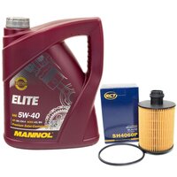 Motoroil set 5W40 5 Liter + oil filter SH4060P