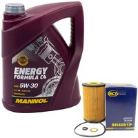 Motor oil set of Engineoil Engine oil MANNOL 5W-30 Energy...