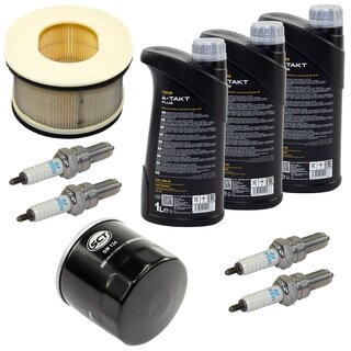 Maintenance Set oil 3 Liters air filter + oil filter + spark plugs