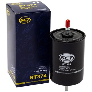 Inspektionspaket Kraftstofffilter ST 374 + lfilter SH 427 P + lablassschraube 15374 + Motorl 10W-40 MN7507-5
