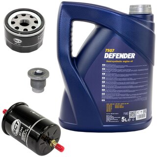 Inspectionpackage Fuelfilter ST 393 + Oilfilter SM 142 + Oildrainplug 48880 + Engine oil 10W-40 MN7507-5