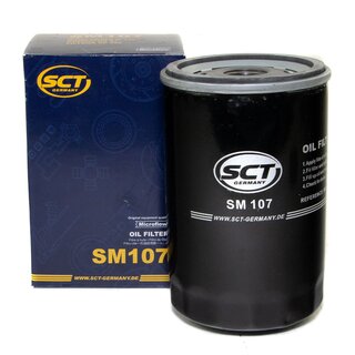 Inspektionspaket Kraftstofffilter ST 337 + lfilter SM 107 + lablassschraube 03272 + Motorl 5W-30 MN7907-5
