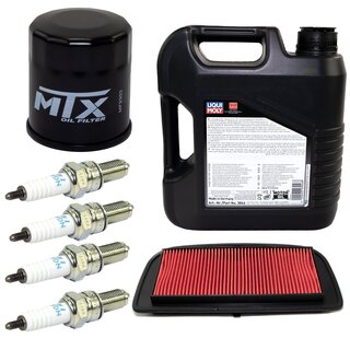Maintenance Set oil 4 liters air filter + oil filter + spark plugs