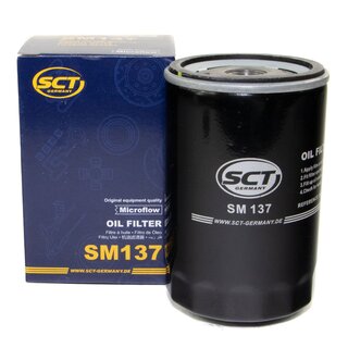 Inspektionspaket Kraftstofffilter ST 352 + lfilter SM 137 + lablassschraube 21096 + Motorl 5W-30 MN7511-4