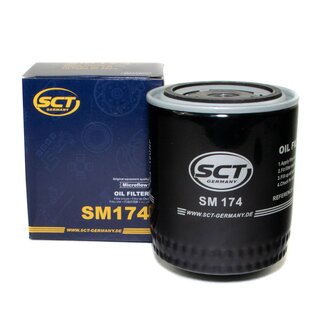 Inspektionspaket Kraftstofffilter ST 320 + lfilter SM 174 + lablassschraube 15374 + Motorl 5W-30 MN7511-4