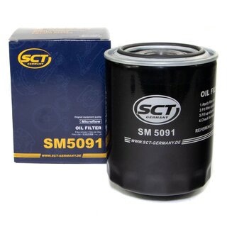 Inspektionspaket Kraftstofffilter ST 6030 + lfilter SM 5091 + lablassschraube 30269 + Motorl 5W-30 MN7511-4
