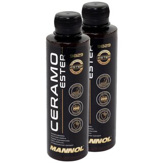 Engine protection anti-wear additive Ceramo Oil Mannol 9829 2X 250 ml