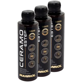 Engine protection anti-wear additive Ceramo Oil Mannol 9829 3 X 250 ml
